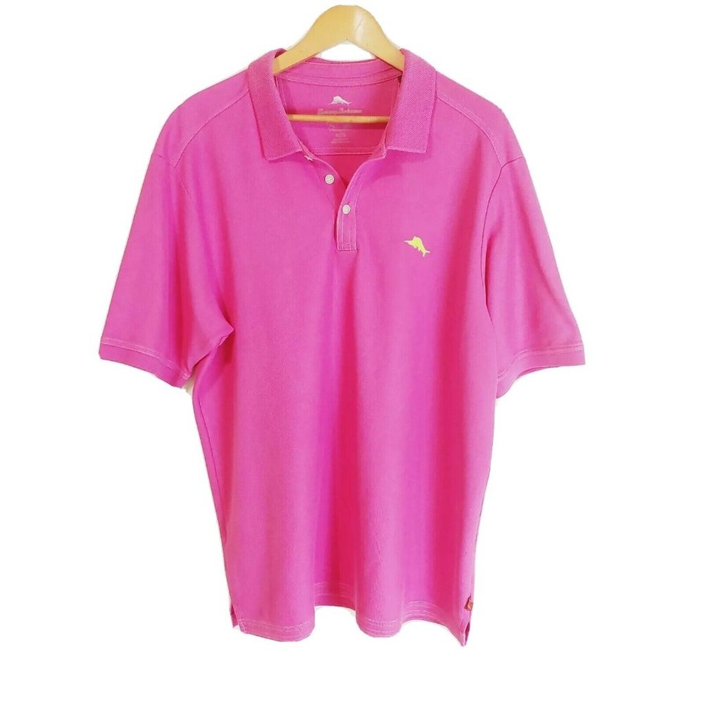 Lot of 2 Tommy Bahama Marlin Polo Shirts XL